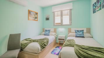 2 dormitorios, wifi gratis, ropa de cama