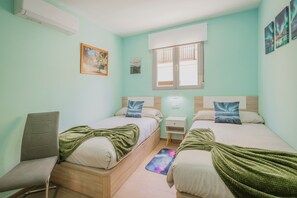 2 quartos, Wi-Fi de cortesia, roupa de cama