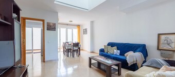 Casa de vacaciones 'Vera Rambla' con terraza privada, Wi-Fi y aire acondicionado