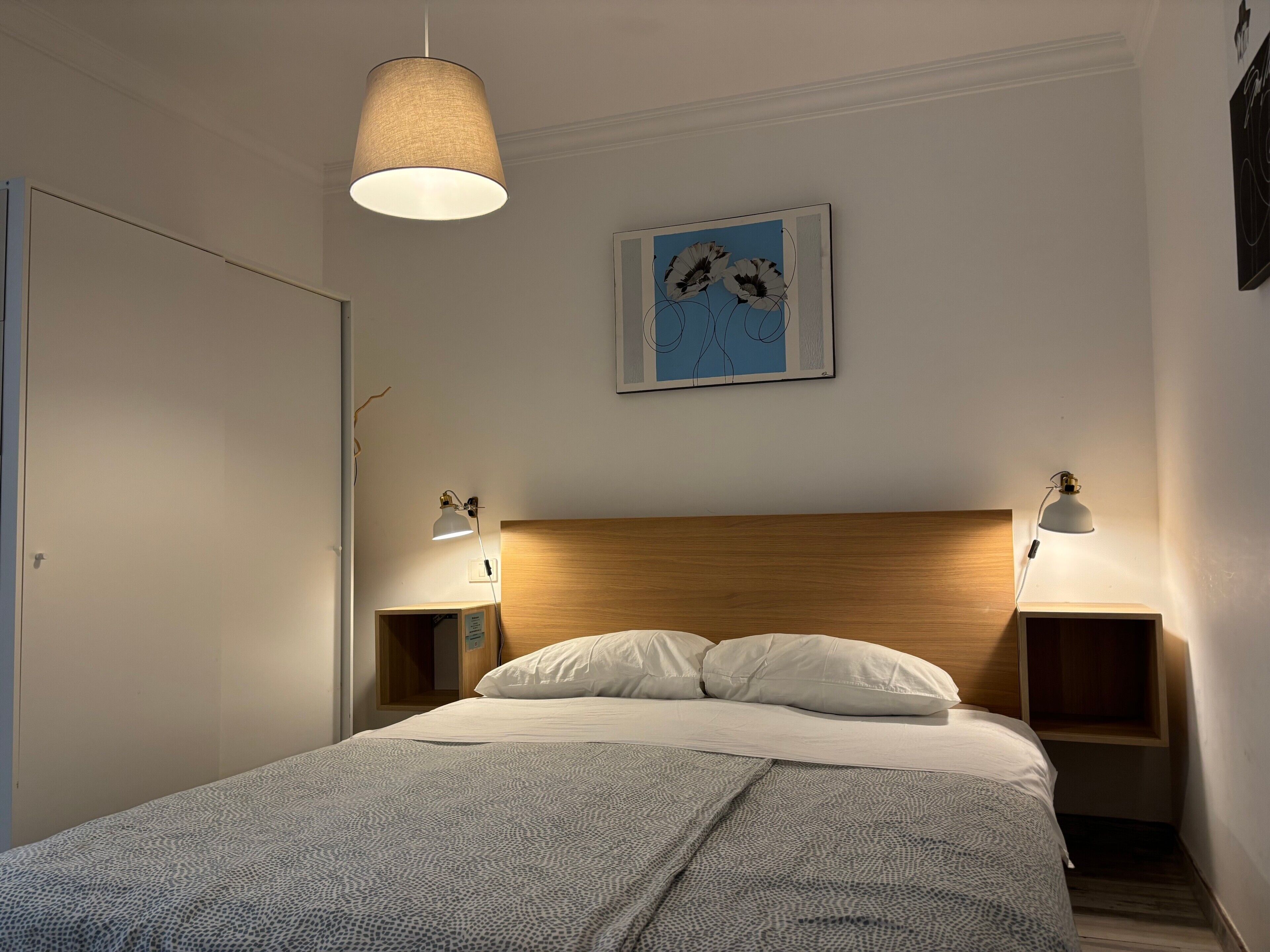 3 habitaciones, wifi gratis y ropa de cama 