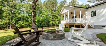 The Porch and Pines Cottage