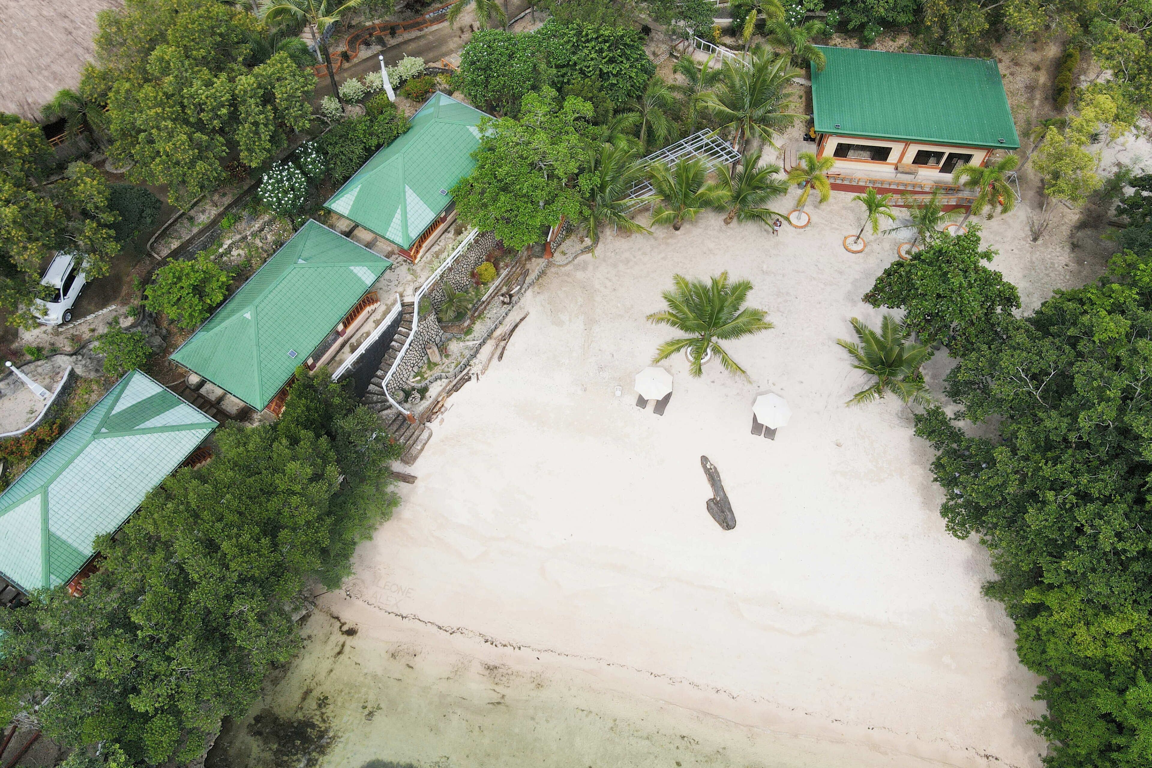 Blick von der Unterkunft