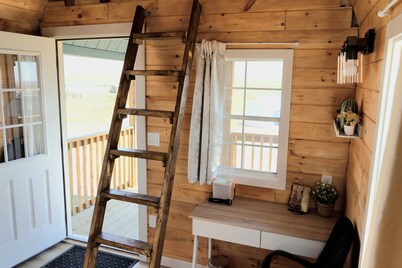 The Chickadee Cabin, The Chickadee Cabin on the Hill