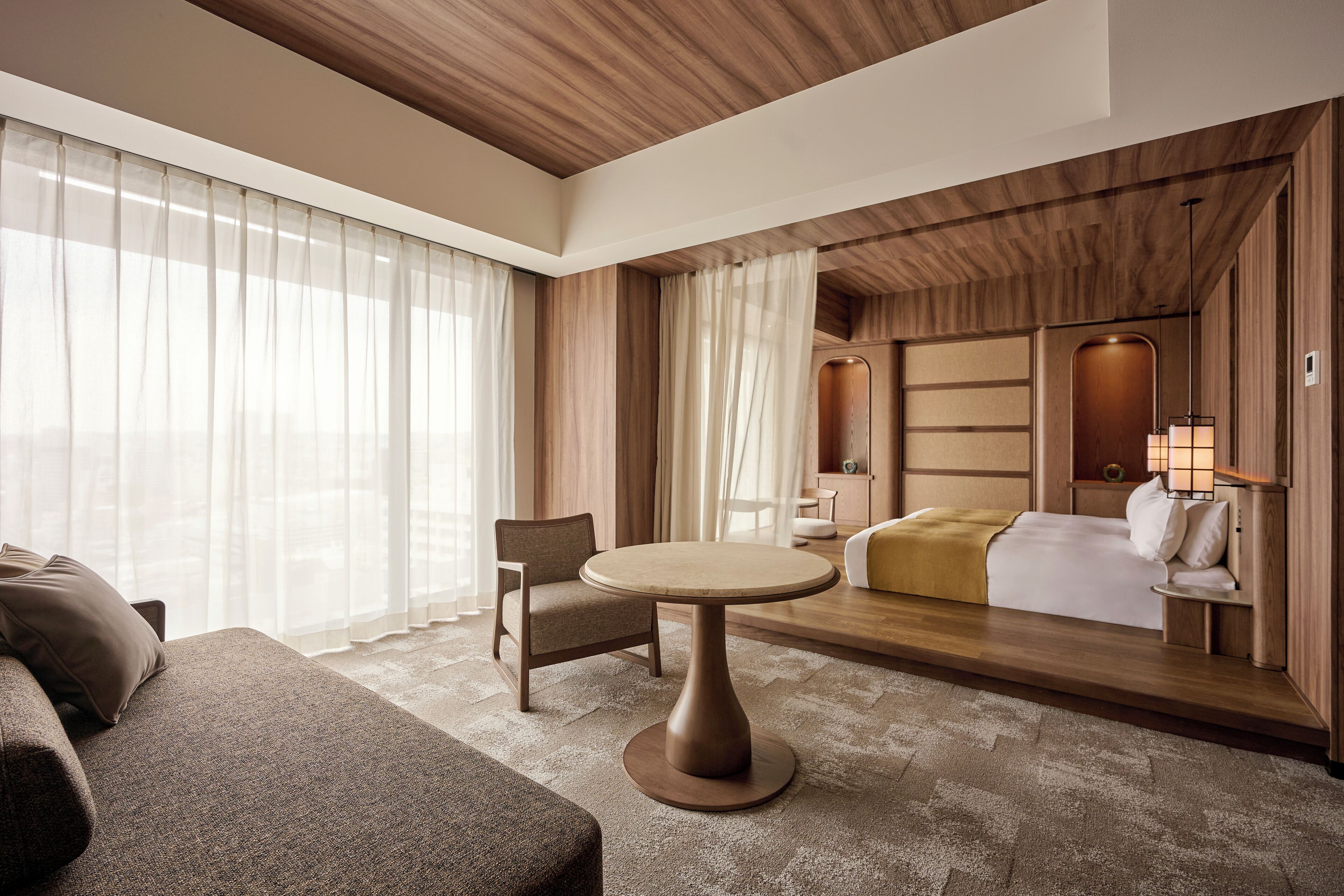 Cofres nos quartos, cortinas blackout, Wi-Fi de cortesia