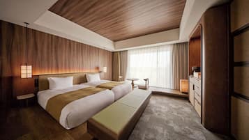 Quarto duplo luxo, para não fumantes (Executive Floor) | Cofres nos quartos, cortinas blackout, Wi-Fi de cortesia