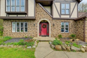 Exterior detail - Bike, Fish, Golf & More: Stately Tudor in Mogadore (Mogadore)