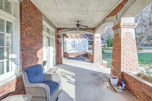 Terrace/patio - 1 Mi to Dtwn: Welcoming Macon Home w/ Yard (Macon)