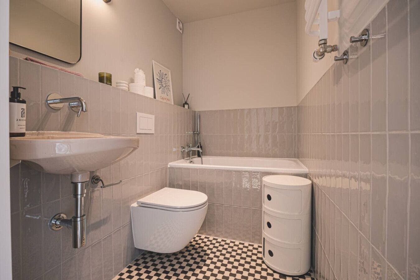 Secador de pelo y toallas