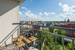 Blick vom Balkon