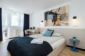 1 Schlafzimmer, individuell dekoriert, individuell eingerichtet