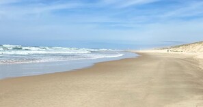 Vlak bij het strand