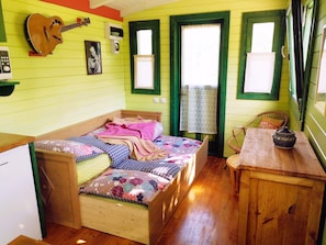 1 bedroom, iron/ironing board, travel crib, WiFi