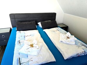 1 室のベッドルーム、旅行用ベビーベッド、WiFi、ベッドシーツ