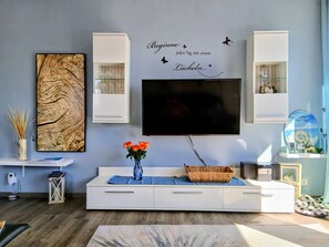 TV, ping pong, stereo