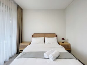 Superior Apartment, 1 Bedroom, Kitchen, City View | Minibar, desk, laptop workspace, blackout drapes - Sudirman Suites Apartment Jakarta (Jakarta)