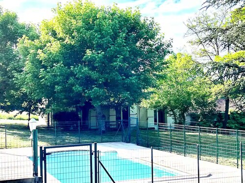 Green cocoon with private swimming pool