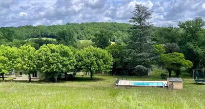 Green cocoon with private swimming pool