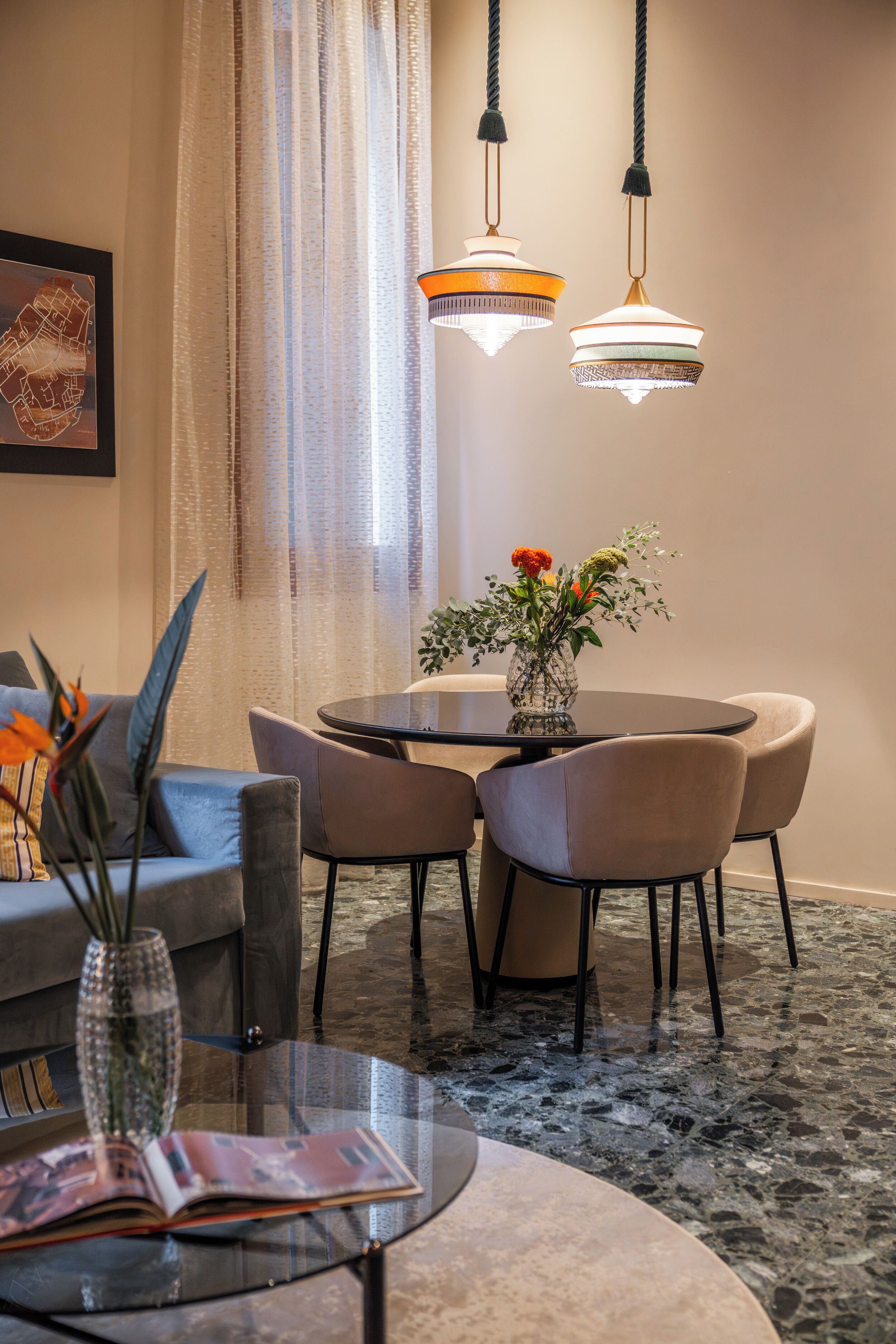 Deluxe Apartment, 1 King Bed with Sofa bed | Living area | 42-inch flat-screen TV with satellite channels