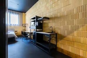 Leilighet – superior | Eget kjøkken | Minikjøleskap, mikrobølgeovn, kokeplater og kjøkkenutstyr