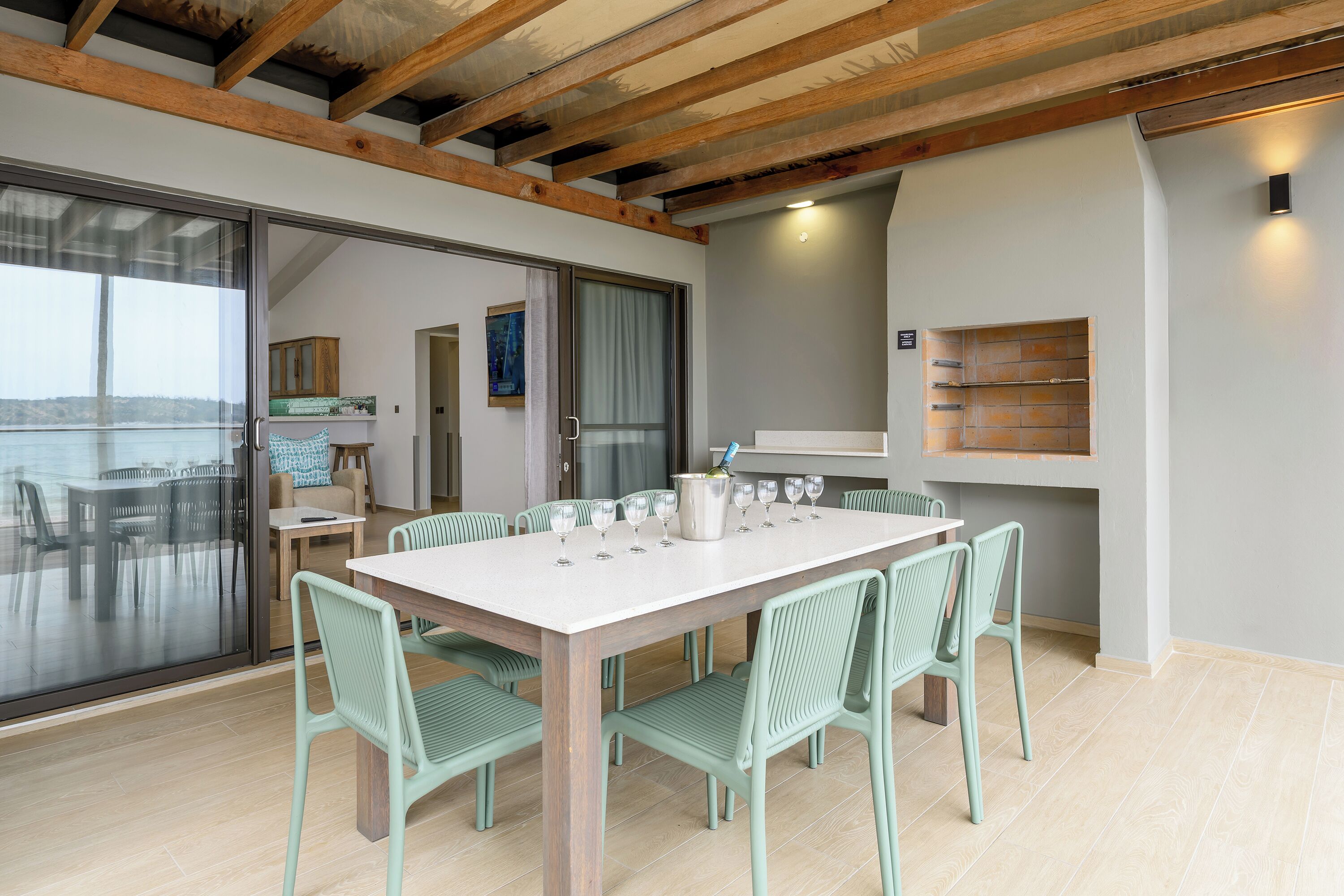 Luxury Four Bedroom Beach Front Villa with Pool | Terrace/patio