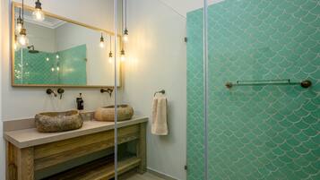 Luxury Four Bedroom Beach Front Villa with Pool | Bathroom | Shower, towels, toilet paper