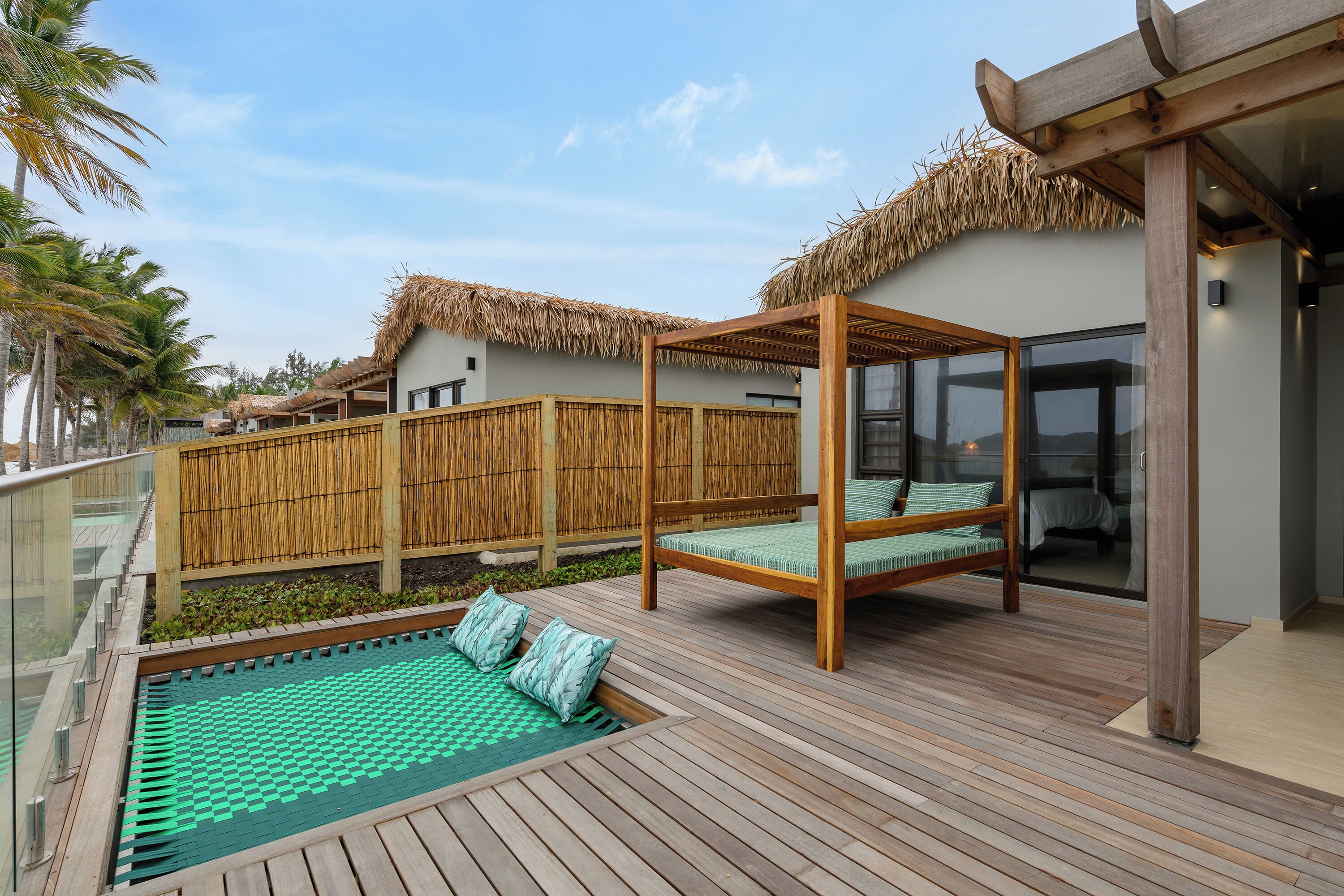 Villa, vue lagon | Terrasse/Patio