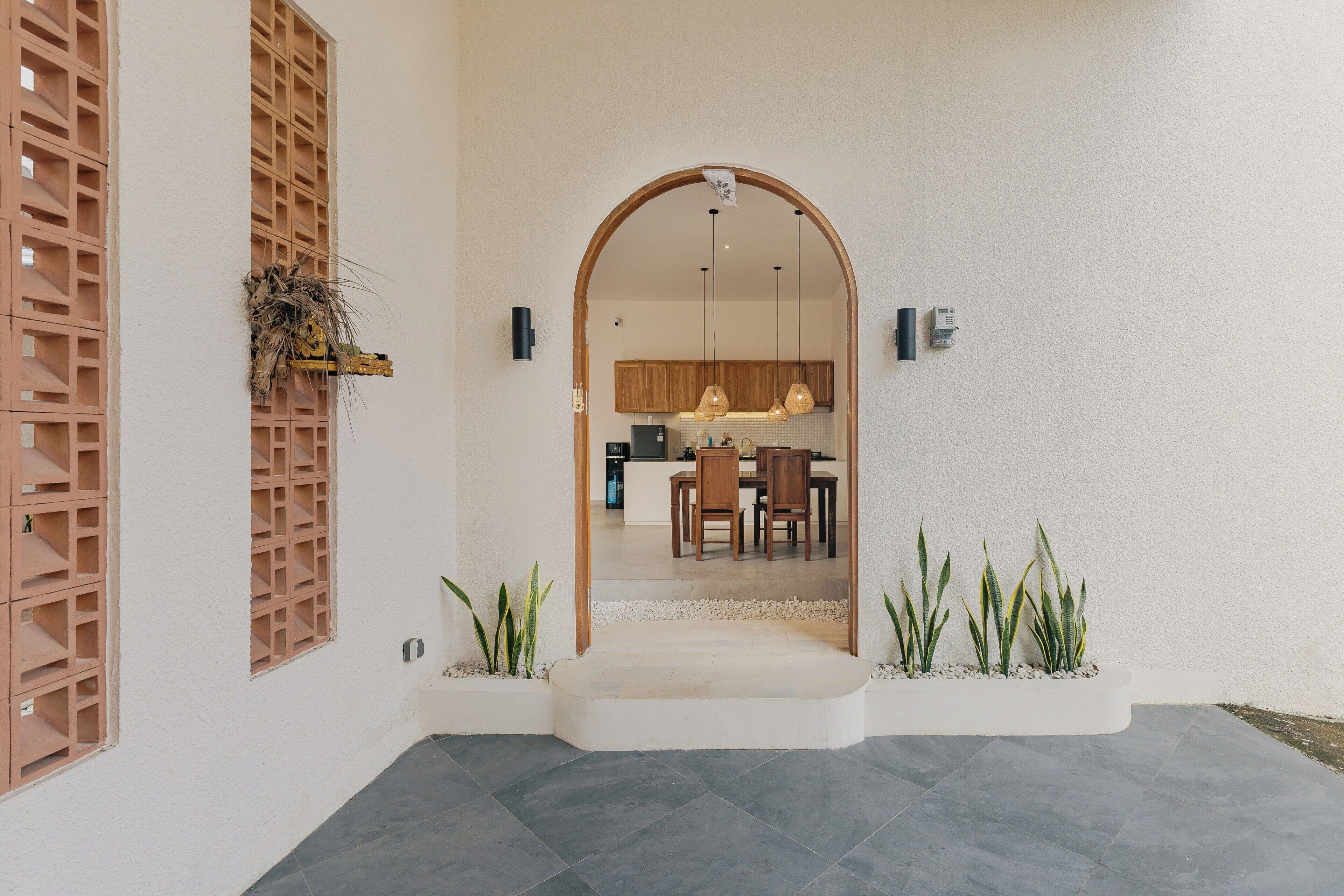 Majoituspaikan julkisivu