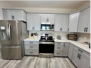 Microwave, oven, dishwasher, toaster