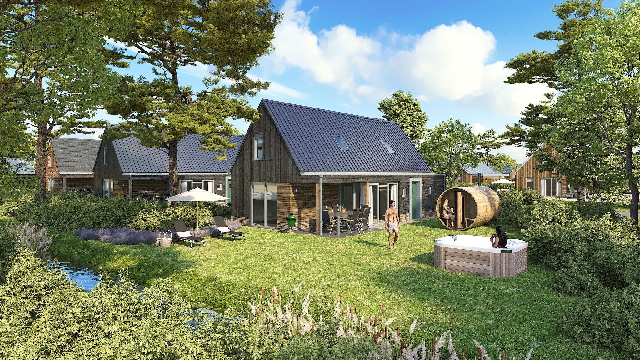 Maison (Zwerfsteen Outdoor Wellness 6p)