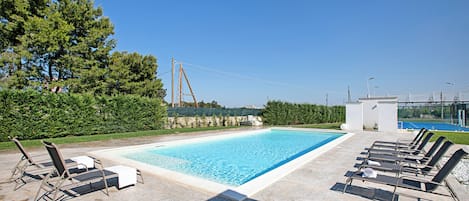 Seasonal outdoor pool