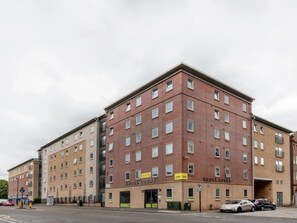 Overnatningsstedets facade