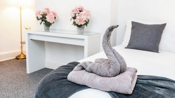 4 soverom, skrivebord, strykejern/-brett og wi-fi