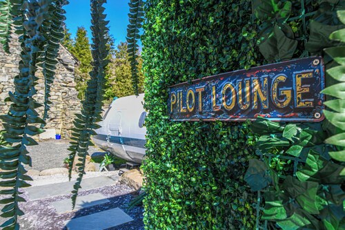 Alaya Airways - a retired vintage aircraft tucked away amidst Welsh mountains