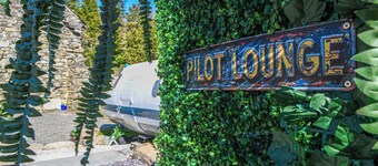 Alaya Airways - a retired vintage aircraft tucked away amidst Welsh mountains