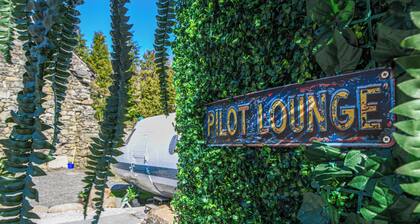 Alaya Airways - a retired vintage aircraft tucked away amidst Welsh mountains
