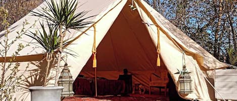 Luxury Tent, Garden View | Terrace/patio