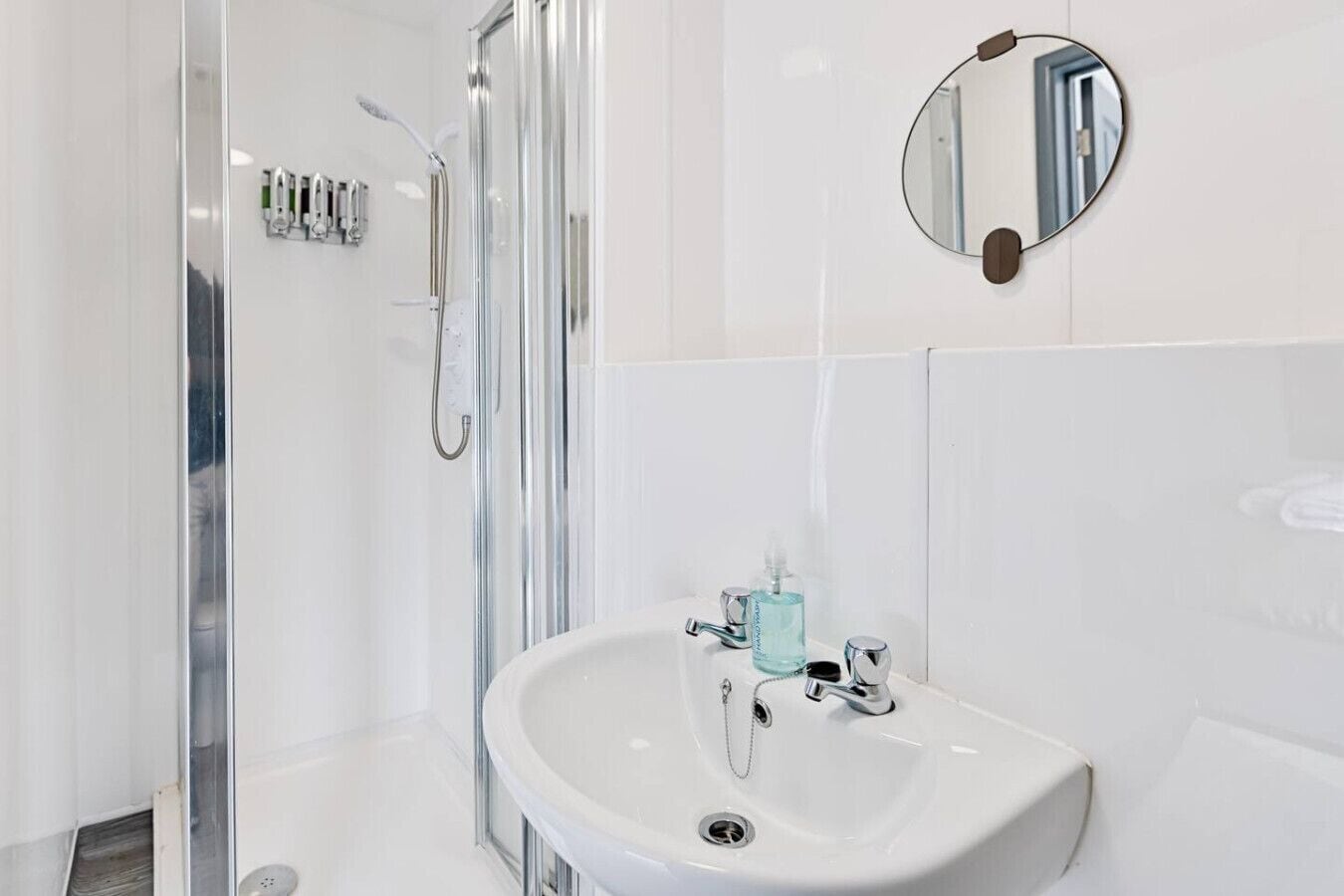 Shower, hair dryer