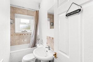 Douche, séchoir à cheveux