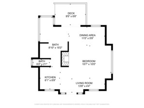 Floor plan - Cedar Manor Treehouse with Jacuzzi (Eureka Springs)