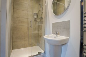 Shower, hair dryer