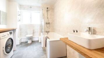 Shower, hair dryer