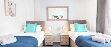 3 soverom, strykejern/-brett og wi-fi (inkludert)