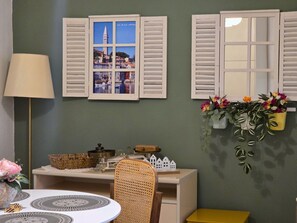 City Apartment, City View | Living area