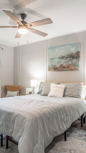 2 habitaciones, tabla de planchar con plancha y wifi gratis 