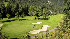 Blick auf den Golfplatz