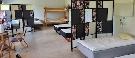 Chambre, vue parc