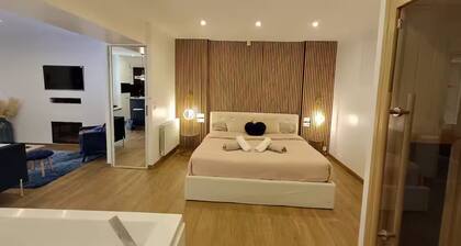 Suite « Bulle Évasion » Loft Spa : Jacuzzi et Sauna