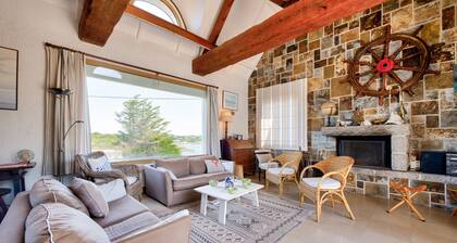 Grande maison face à l'océan avec jardin pour 11