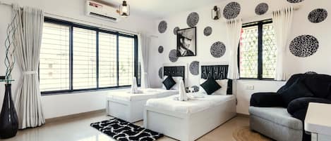 3 chambres, fer et planche Ă repasser, Wi-Fi gratuit, draps fournis