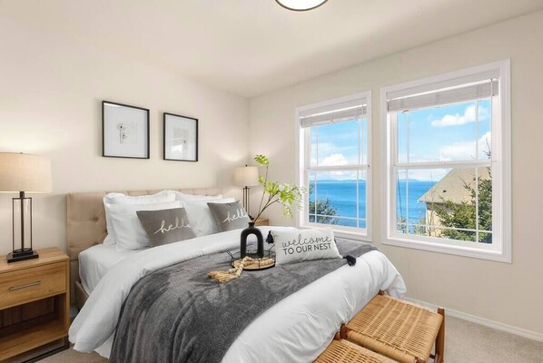 4 bedrooms, iron/ironing board, travel cot, WiFi